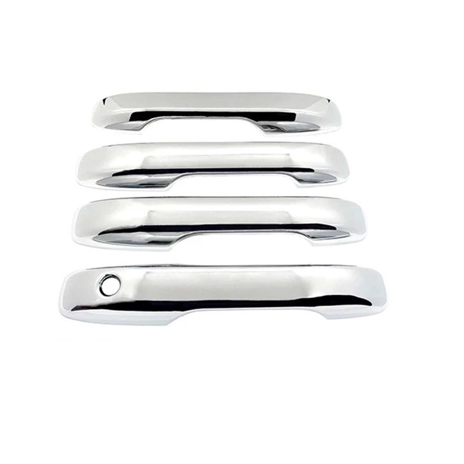 Ropaix Chrome Side Exterior Door Handle For Fit For Jazz Gr 2020-2024 2021 2022 2023 Car Carbon Fiber Set Sticker Styling Door Handle Cover Trim(Chrome)