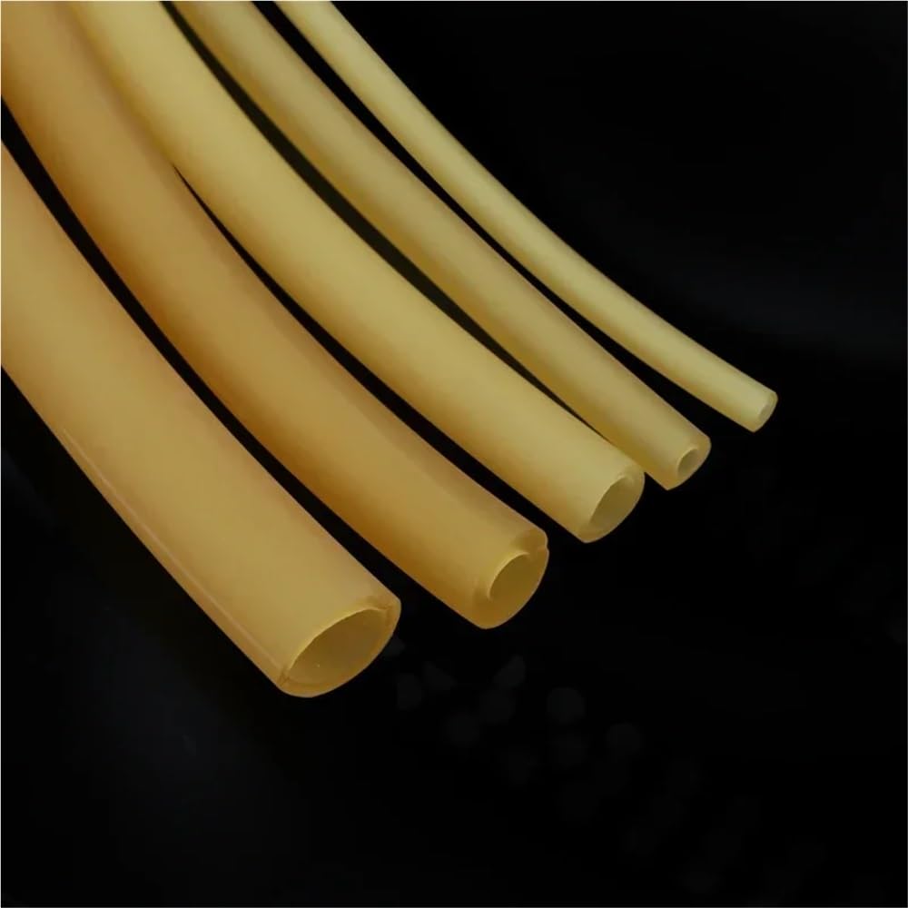 Mangueras de látex natural - Tubo amarillo de alta resistencia con correa de tracción for equipos de fitness (1/3/5 m) - 1 unidad(5metersx6mmx9mm)