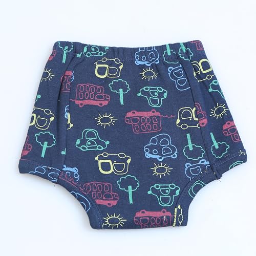 Image of Baby Padded Underwear - Soft Cotton Potty Training Pants for Toddlers, Washable & Reusable, Leak-Proof Training Underwear for Boys & Girls