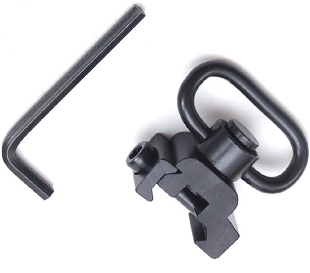 GrovTec Swivel Set, Wood Screws, Fits Some Lever-Action & Tube-Mag Rifles & Carbines, 1 Loops, Black Oxide