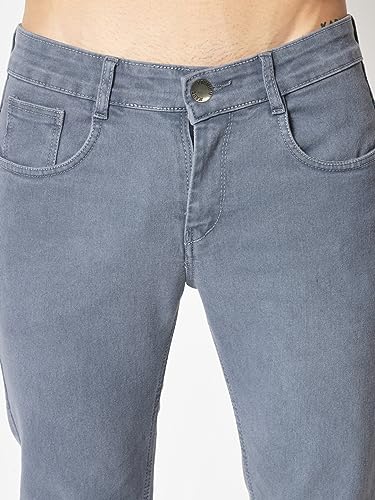 Image of KARGEENS Men Kargeens Men's Jeans Pant Slim Fit Stretchable Casual Wear Low Rise Cotton Blend Denim