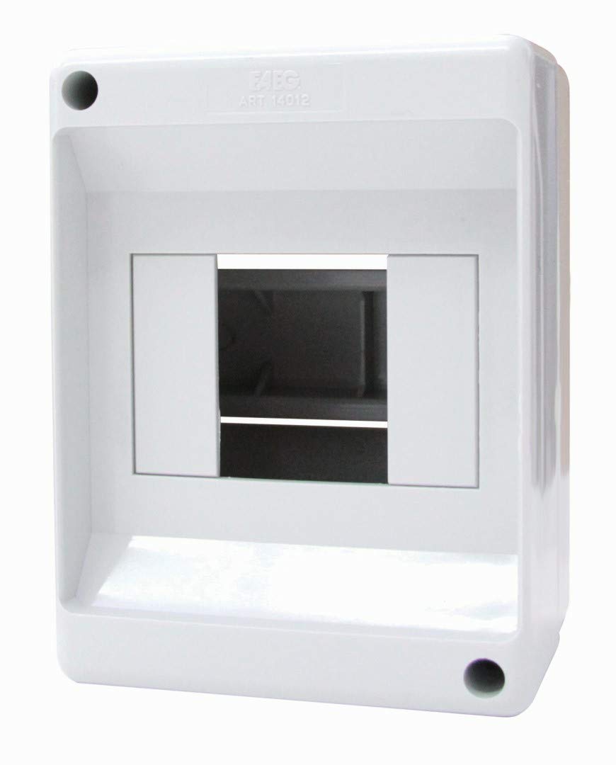 Electraline 60433 Centralino da Parete Senza Portello, 3/4 Moduli, Bianco