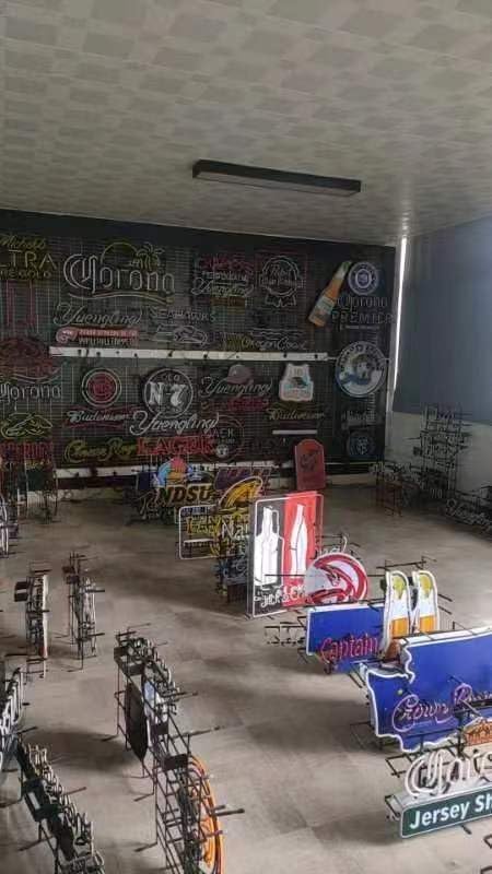 Miniatura 9 de Letreros de neón de vidrio Moretti Birra Italiana para oficina, cafetería, fiesta de cumpleaños, cueva, luz de neón, arte de pared, 24 x 20 pulgadas