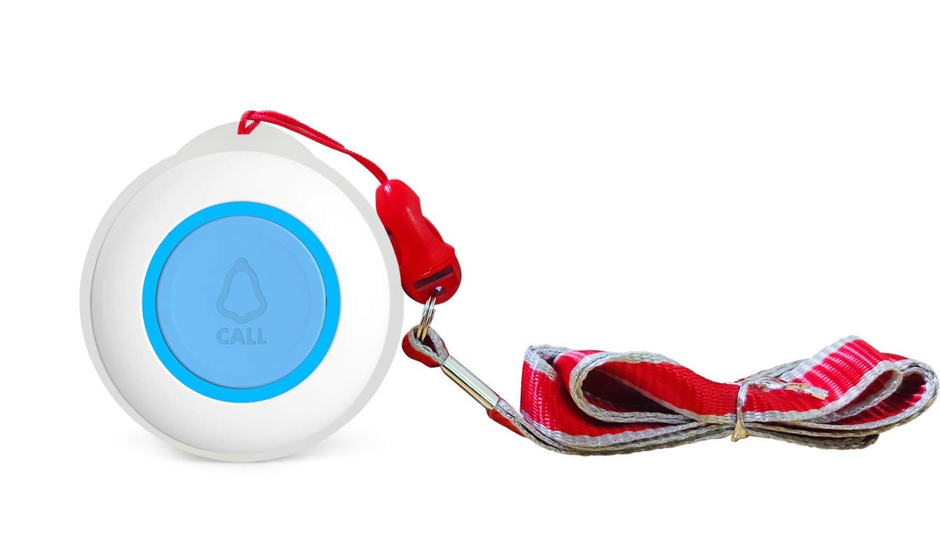 Bouton d'Appel pour Le Système de Téléavertisseur CruxCare C1 et C2 Bleu