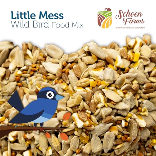 Schoen Farms Little Mess Wild Bird Food Mix – 4.54 kg Bag – Clean, No-Waste Seed Blend for Finches, Jays & Cardinals – with Sunflower Hearts & Millet – Canadian Grown - Image 6