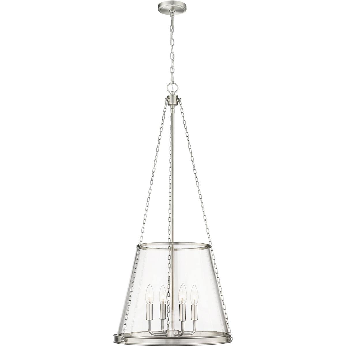 Z-Lite 341P18-BN Prescott Pendant, 4-Light 240 Total Watts