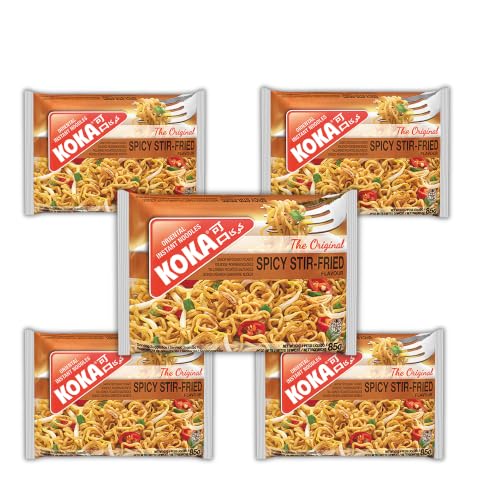Image of KOKA Instant Noodles - Stir-Fried Flavour (85 gm x Pack of 5) inch(HALAL Certified) inch