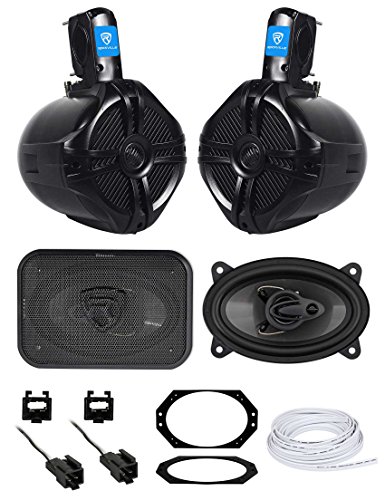 Overhead Soundbar Rollbar+Front Speaker Upgrade for 1997-2002 Jeep Wrangler TJ