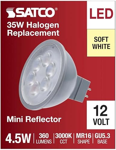 Miniatura 4 de Satco Bombilla LED de inundación MR16 11389-4.5MR16LED15'83012V (S11389) MR16