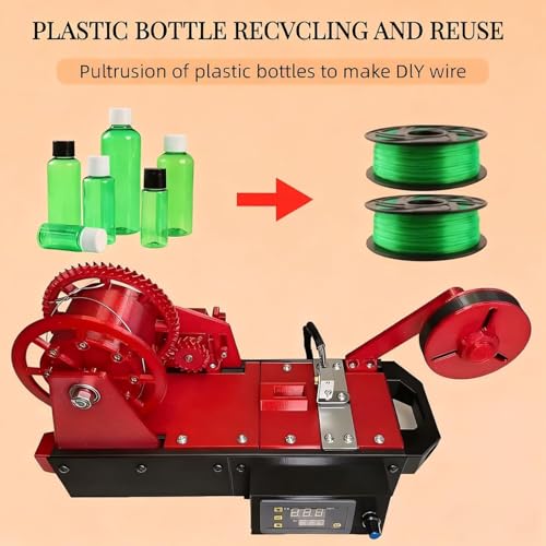 Extrudeuse de filaments en plastique de bureau pour maker écoresponsable