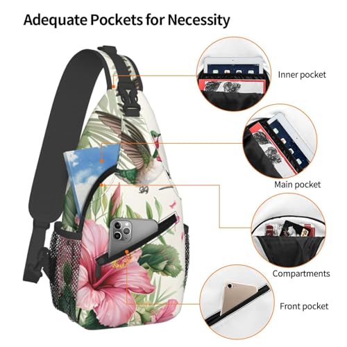 Bolso cruzado ligero NLCUIQ para hombre y mujer miniatura 4