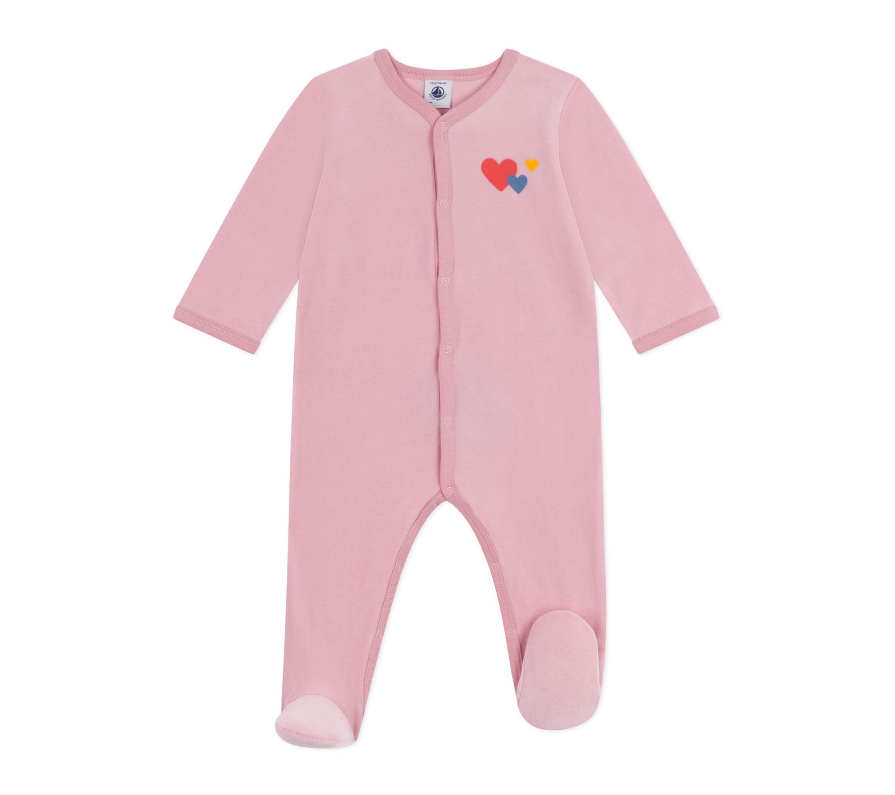 Petit Bateau Pyjama bébé en Velours uni