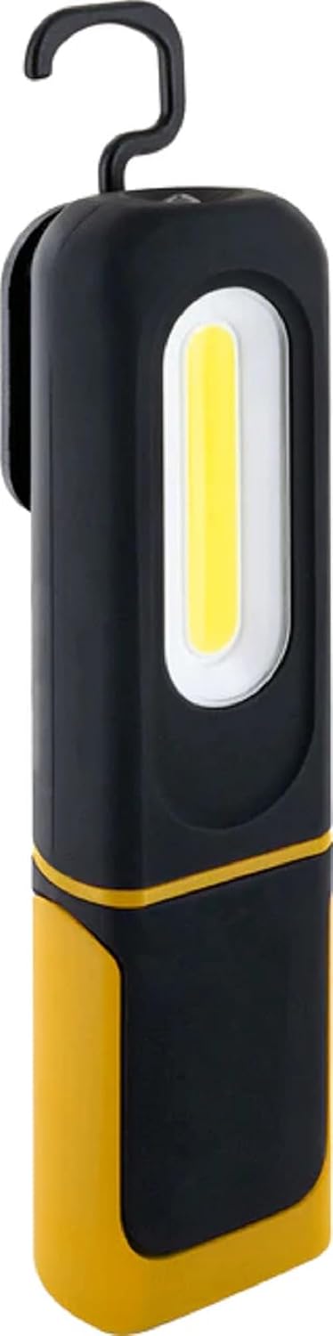 SCHWAIGER 5W LED Work Light with Battery and Torch - Black/Yellow
