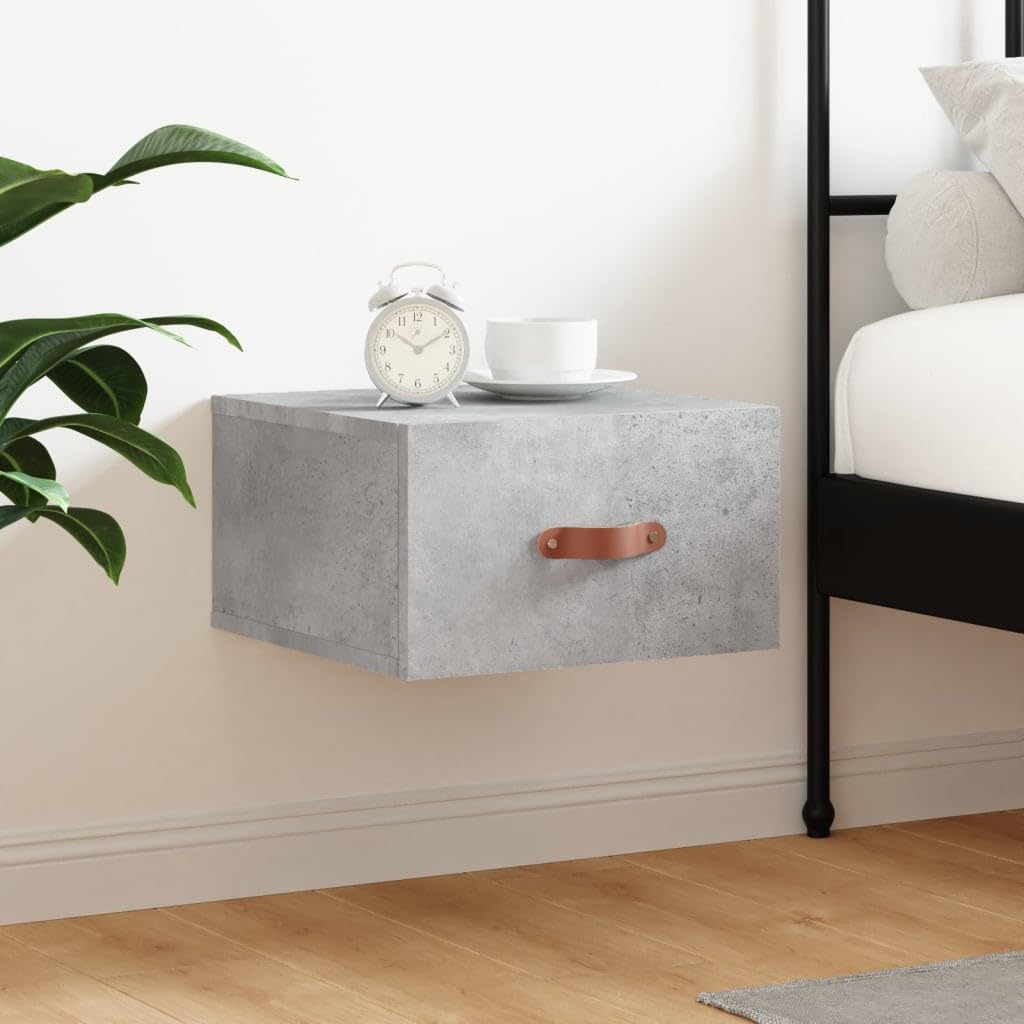 Table de chevet murale gain de place pour optimiser une petite chambre