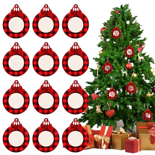Weihnachtsbaum Anhänger, 12 Stück Weihnachtsbaum Schmuck...