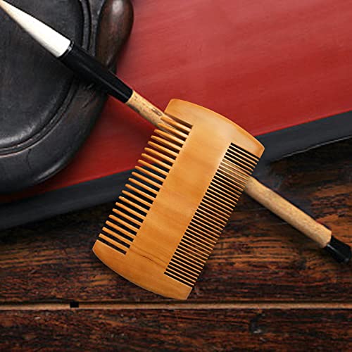 Sihuuu Wooden Hair Comb, Small Natural Antistatic Fine Tooth Hair Comb For Women & Man Wet Or Dry Thick, Wavy, Or Straight Hair, Men Beard And Mustache Grooming Comb For Travel Hotel And Home Care #TOP3