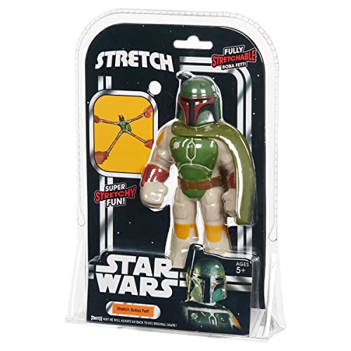 Stretch - Boneco Star Wars Elático 17cm - Boba Fett