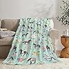 Horse Throw Blanket Super Soft Warm Floral Horse Blanket for Girls Kids, Cozy Plush Fleece Farm Stuffed Animal Horse Gifts Bedding Blanket for Women Bed Couch Sofa 40"x50" #2