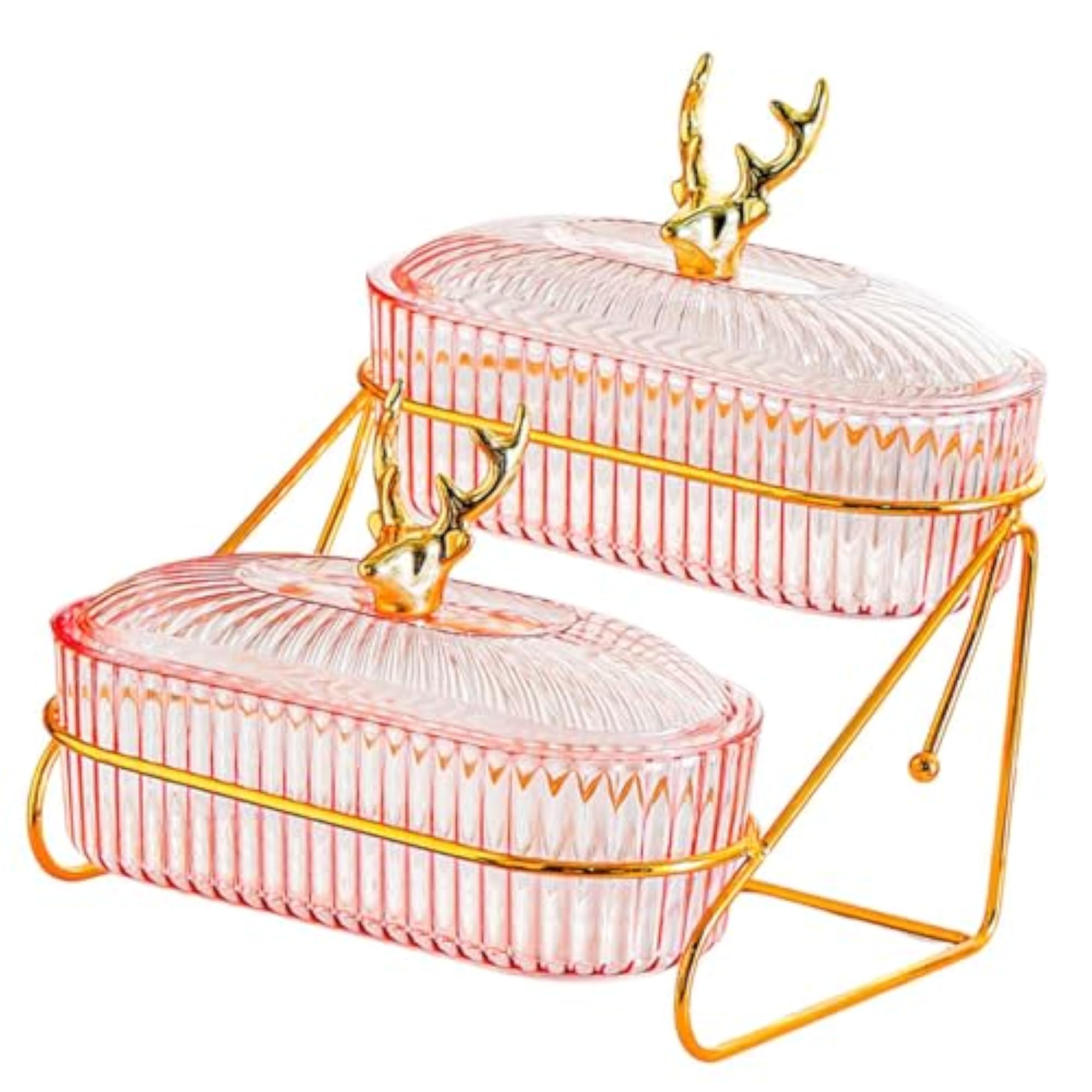 Snack Dried Fruit Dish with Lid Storage Container