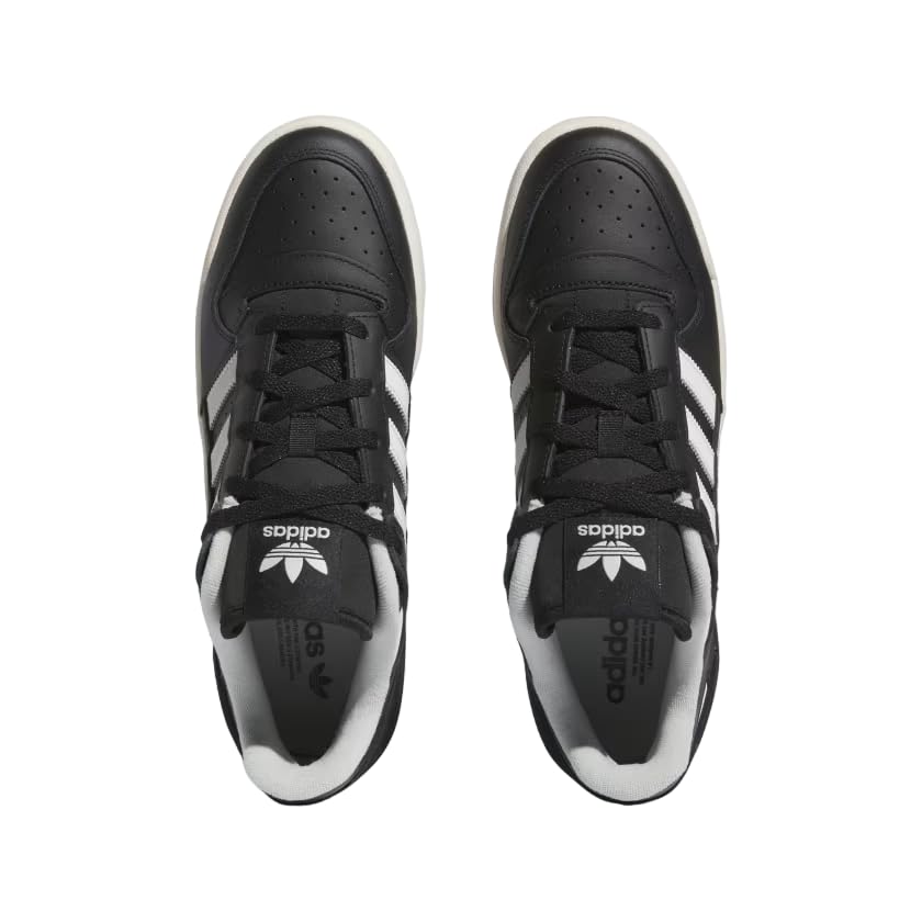 Image of adidas Originals Men Leather Forum Low CL Casual Shoe CBLACK /ORBGRY /WONSIL (UK-9)