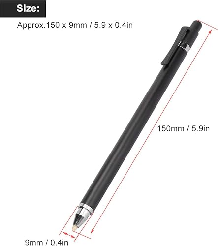 Miniatura 4 de Bolígrafo universal, lápices de batería con alta sensibilidad y rechazo de palma, bolígrafo de tableta de teléfono de doble cabeza para iOS para LG