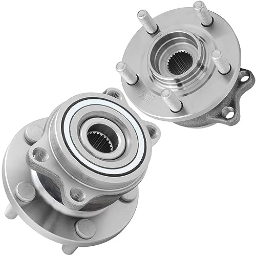 [2-Pack] 512183H - Rear Driver or Passenger Side Premium Pre-Pressed Wheel Hub Bearing Assembly Compatible with 2000-2004 Subaru Legacy, 2000-2004 Subaru Outback, 2003-2006 Subaru Baja
