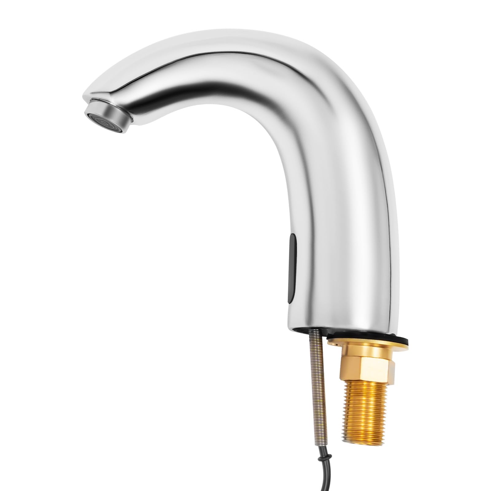 Robinet Salle Bain Infrarouge,Robinet Sans Contact,Robinet Lavabo,Laiton,Detection Mains 1m Economie Eau Hygiene,Pression nominale 0,5-0,7 MPa,Froide Uniquement,Cuisine Salle de Bain Restaurant