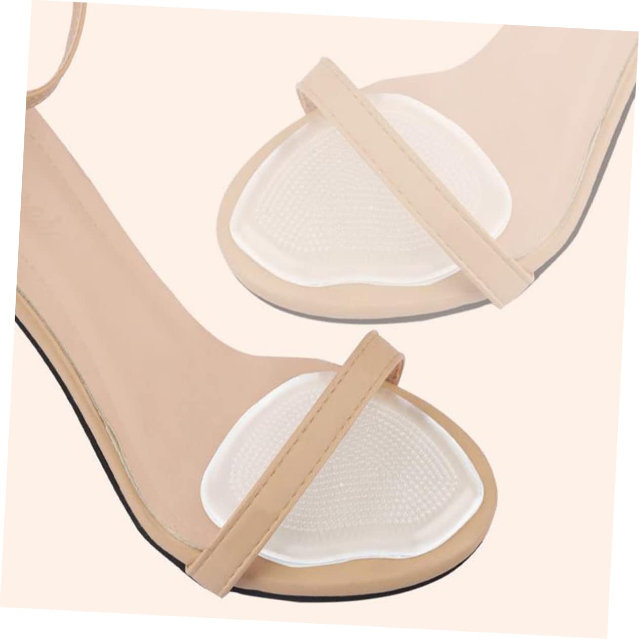 minkissy 15paare Gel Vorfußpolster Für Damen Anti-rutsch Einlegesohlen Für High Heels Weiche Fußkissen Zur Schmerzlinderung Transparent Für Langes Stehen Und Tanzen