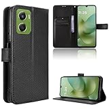 Rojeuinn Coque pour Motorola Moto G06 Protection Case, Étui de Protection Portefeuille Antichoc Premium Fibre -Housse Étui Compartiments pour Cartes et Fermeture magnétique- Noir Rojeuinn Coque pour Motorola Moto G06 Protection Case, Étui de Protection Portefeuille Antichoc Premium Fibre -Housse Étui Compartiments pour Cartes et Fermeture magnétique- Noir