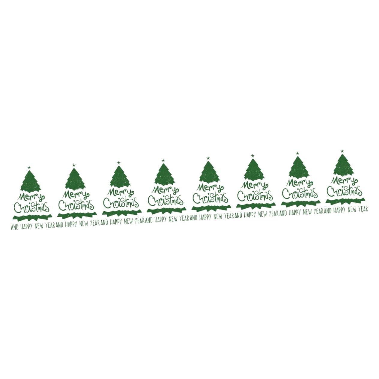 IMIKEYA 8 Blätter Wandtattoo Weihnachtsbaum Weihnachtsbaum-fensterfolie Winterfensteraufkleber Weihnachtliche Wandtattoos Weihnachtsdekorationen Für Schlafzimmer Weihnachtswand Pvc Green