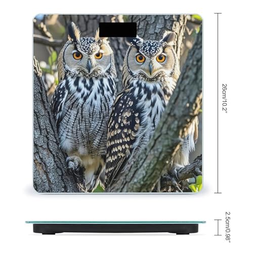Báscula Digital de Baño Wild Owl Birds con Plataforma Ultra Ancha miniatura 2