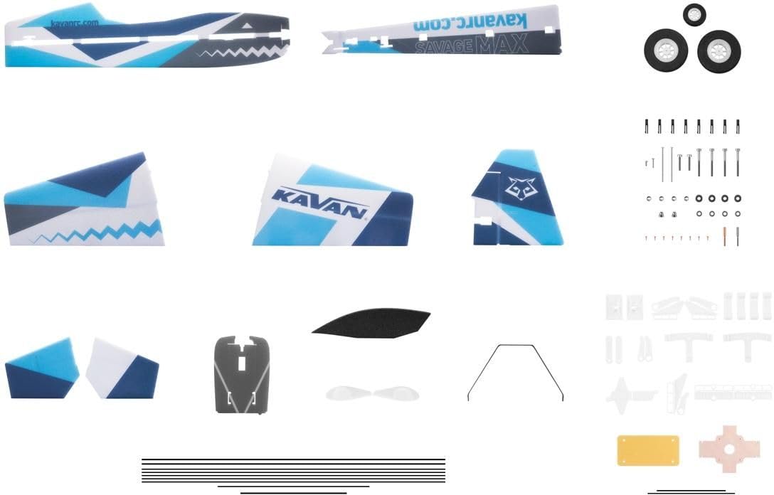 KAVAN Savage MAX blau 3D-Kunstflug-Park-Flyer aus EPP