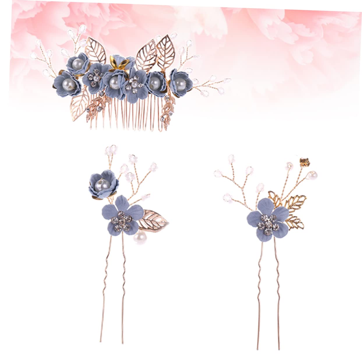 FOMIYES 3 Set Di Grandi Pettini Per Floreali Set Di Accessori Per Per Ragazzi E Ragazze Per Ragazze Fascia Per Da Sposa Accessori Per Da Sposa Per Occasioni Speciali 3 Pezzi*3