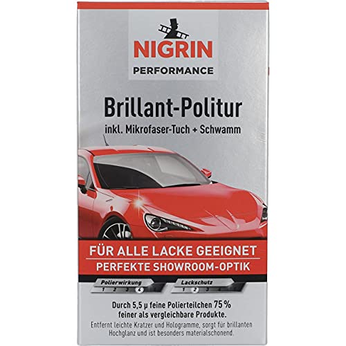 NIGRIN Performance Brillant-Politur TURBO, besonders materialschonend, entfernt leichte Kratzer, 300...