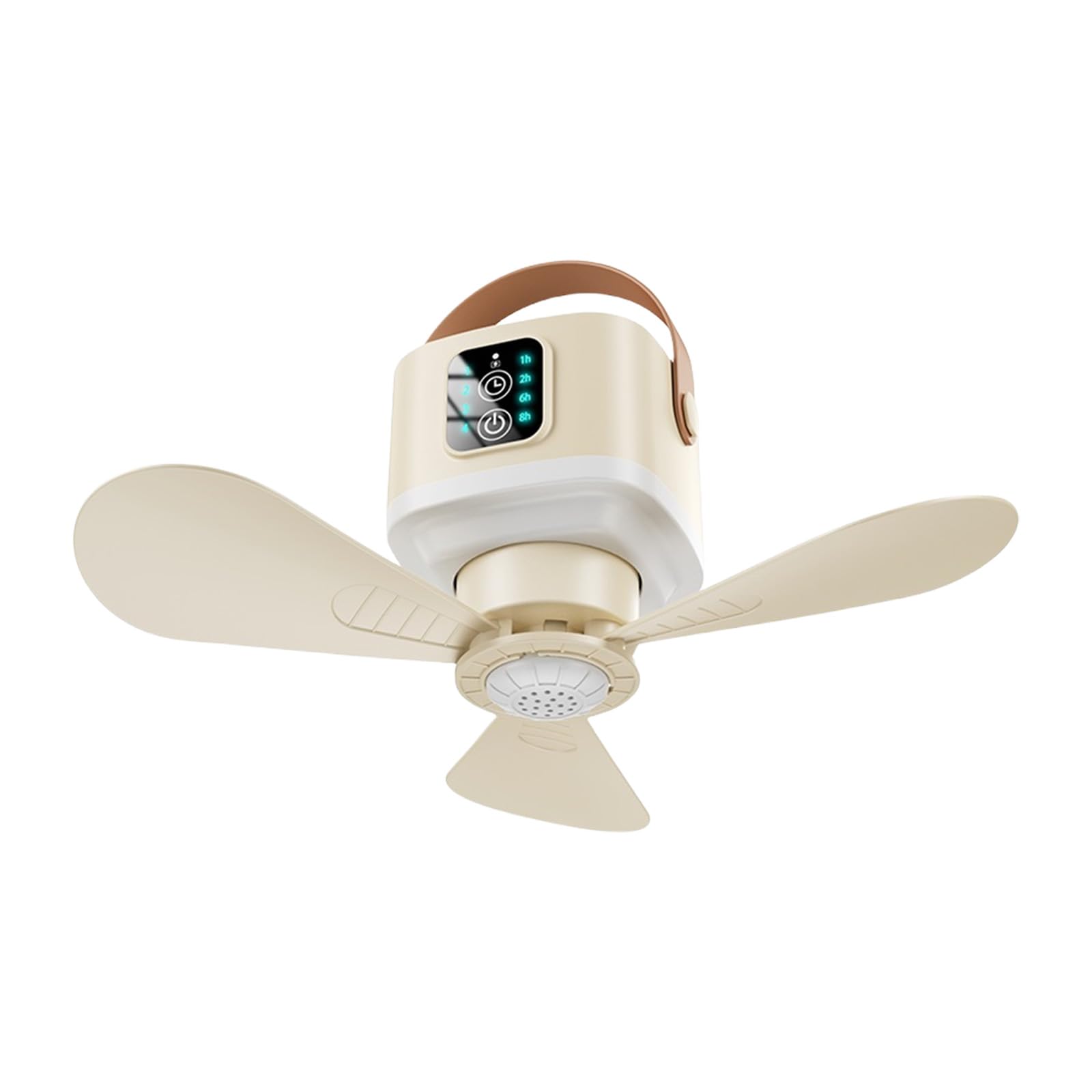 Elnwnnkc Camping Fan Remote Control Ceiling 4 Speed Hanging Night Light Strong for Camping USB with LED Light and Remote Control