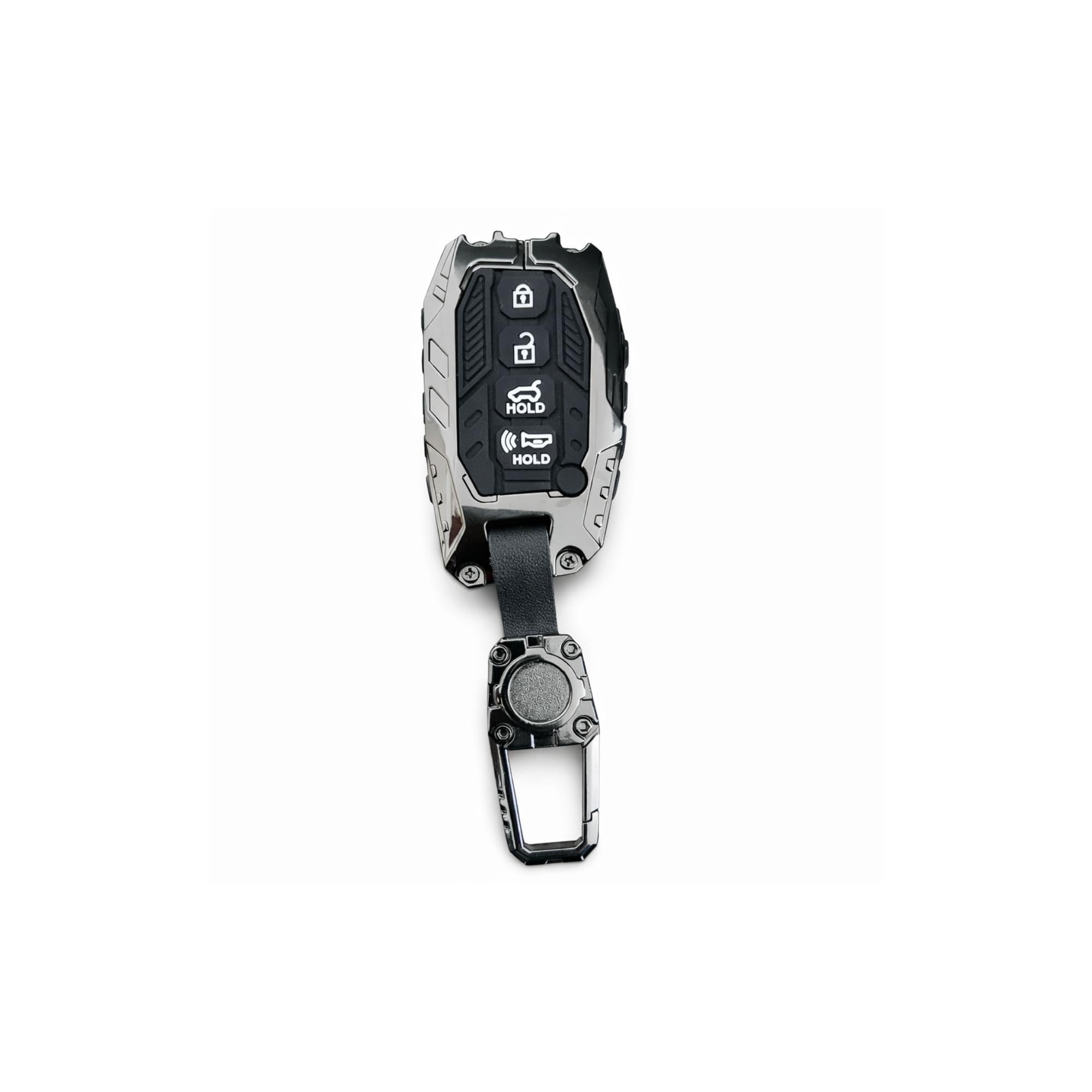 Transformer Metal Car Key Cover Compatible for Hyundai- I20, Creta, Venue, Tucson, Alcazar, Grand I10, Verna, Xcent, Aura, Elantra (4 Button Smart Key)-image-9