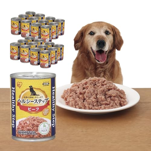 アイリスオーヤマ ヘルシーステップ ビーフ 犬用 (375g×6缶パック)×4個セット (B01E58I676) Amazon価格推移・価格追跡