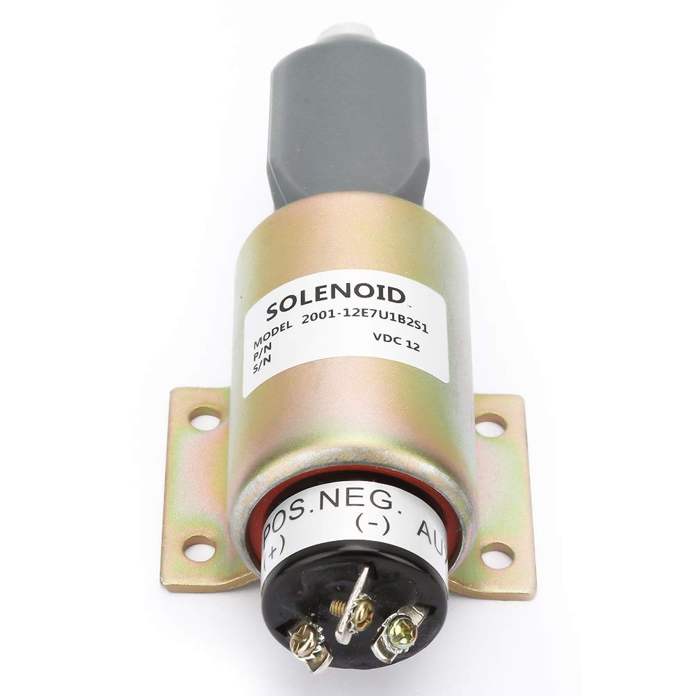 Buy 12v Valve Samfox Shutoff Solenoid Valve Diesel Engine 12V Fuel