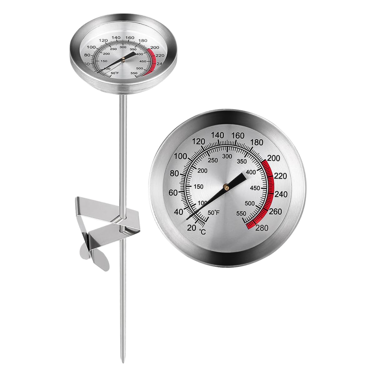SOLUSTRE Cooking Thermometer Easy to Use Meat Thermometer Probe for Kitchen Grill