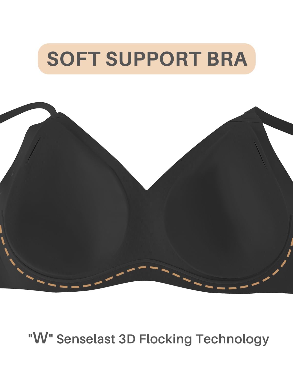 gagli Reggiseni Senza Cuciture Senza Fili BHS Ultra Comfort Smooth Bralettes Reggiseno Morbido Surpport Reggiseno a Copertura Totale Reggiseni