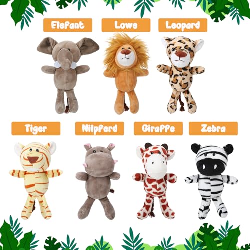 Mini Plüschtiere,14 Stück Mini Kuscheltier, Kleine Stofftiere, Mitgebsel Kindergeburtstag Gastgeschenke, Weihnachten Füllung, Tombola Preise, Plüsch Schlüsselanhänge, Kleine Geschenke für Kinder
