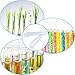 Plastic Test Tubes with Caps 200 PCS Transparent Laboratory Clear Plastic Test Tubes with Caps for Storage Item in Party/Laboratory/Craft Project(White)