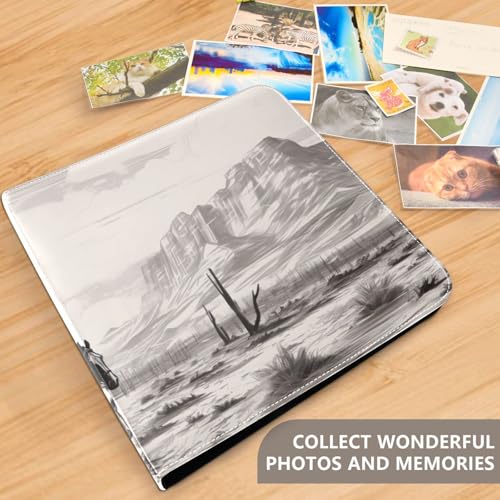 Álbum de Fotos Adhesivo para Manualidades, Álbum de Recortes con Anillas de 3 Piezas, Libro de Fotos para Memorias, 40 Páginas, Tamaño 8x10 pulgadas miniatura 5
