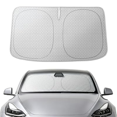 WOLFBOX Graphene Sun Shade for Tesla Model Y/3 (56.3×37")