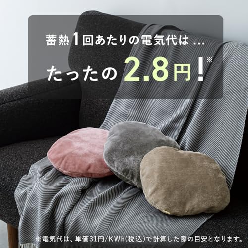 スリーアップ(Three Up) エコ湯たんぽ フランネルVer.グレージュ EWAZ-0662GG の商品画像 4