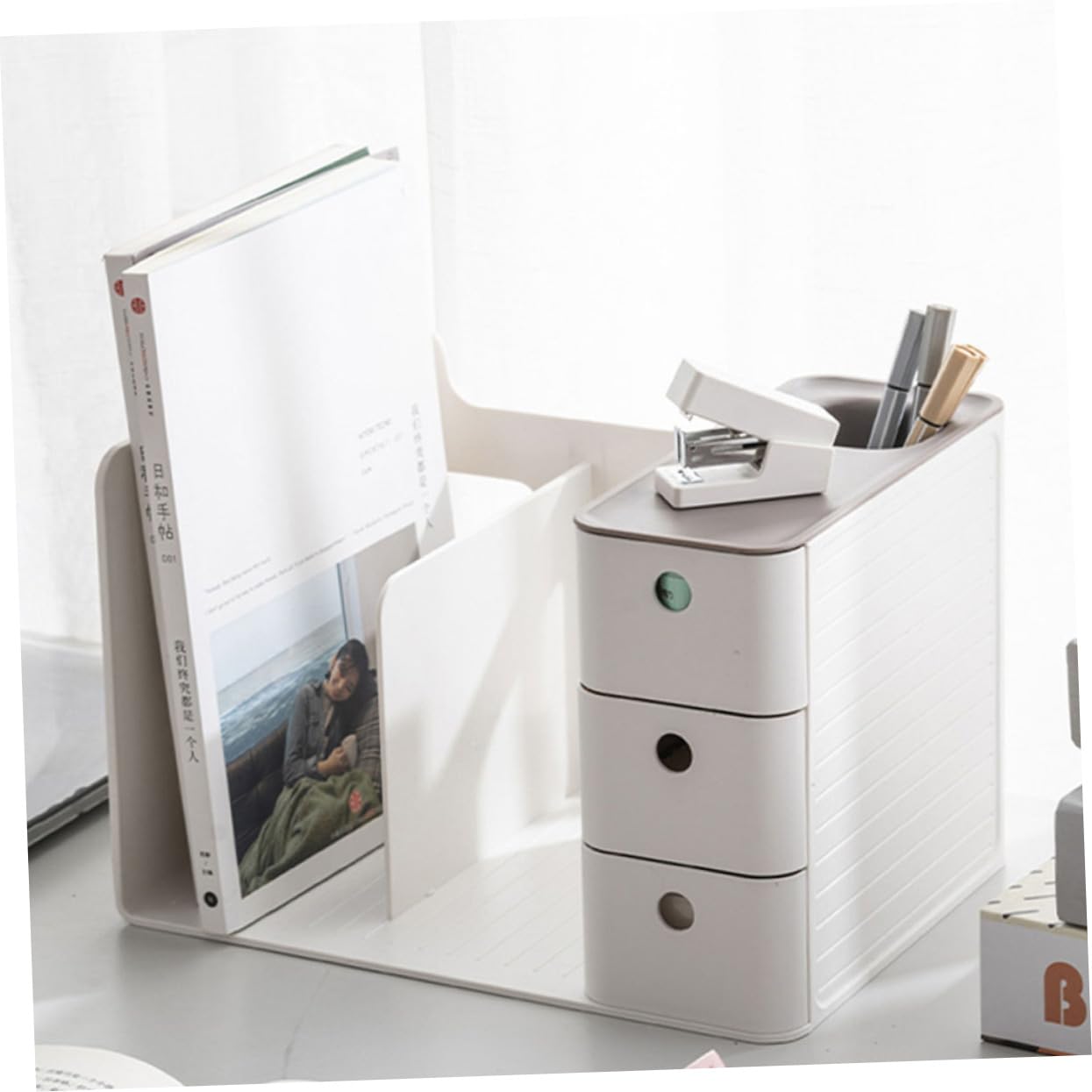 MAGICLULU Caja De Almacenamiento De Papelería Para Oficina Organizador De Escritorio Sencillo Hogar Para Organizar Suministros De Oficina y Papelería El Escritorio