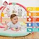 Fehn 3-D-Activity-Decke Spielbogen Aiko & Yuki – Krabbeldecke mit 5 abnehmbaren Spielzeugen zum Greifen – Spieldecke für Babys und Kinder ab 0+ Monaten – Krabbelmatte als Geschenk zur Geburt