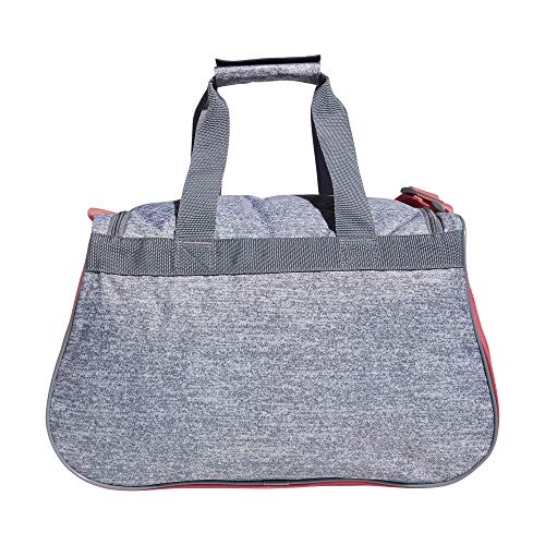 adidas Diablo Small Duffel Bag, Jersey Grey/Hazy Rose/Grey, One Size