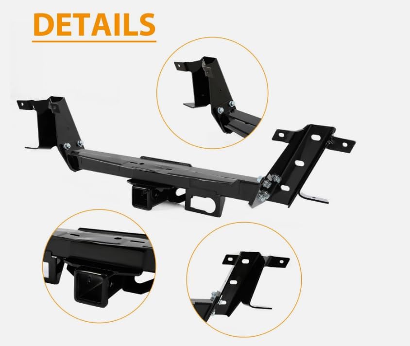 Rear Bumper Reinforcement For F-150 2009-2014 W/Class 3 Tow Hitch Trailer，Replacement for Ford OEM