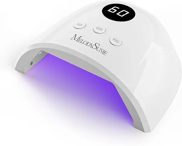 MelodySusie UV Nail Lamp, Plus30F UV Light, LED Dryer with 3 Timer, Smart Sensor, LCD Display Fast Curing Gel Nail Polish and Art Tools Manicure Accessories, White